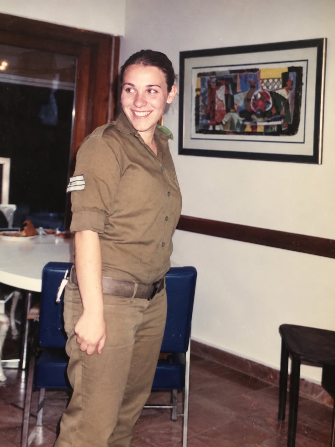 Nalani in army uniform