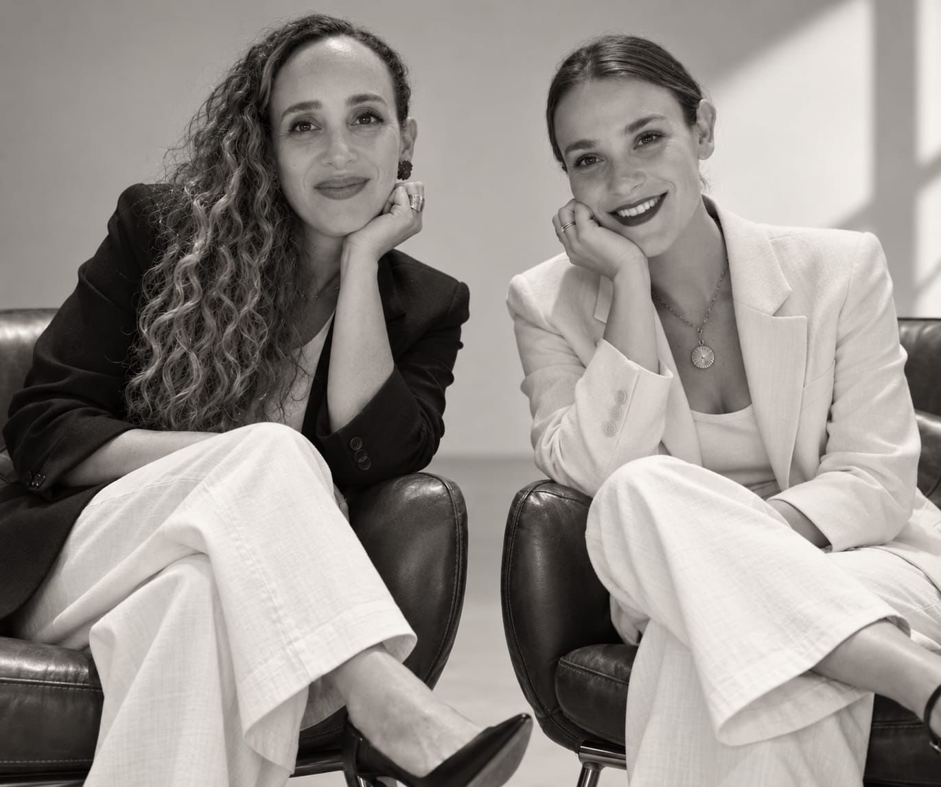 Tamar and Nalani Daniel seated side by side